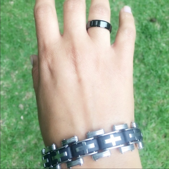 ๐Titanium Stainless Steel Band Black